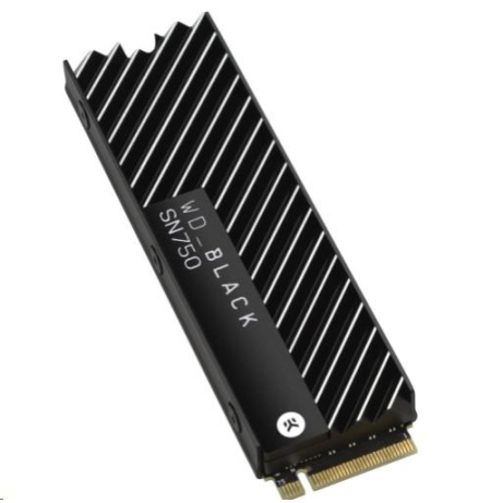 BAZAR - WD BLACK SSD NVMe 500GB PCIe SN750,Gen3 8 Gb/s, (R:3470, W:2600MB/s)+Chladič