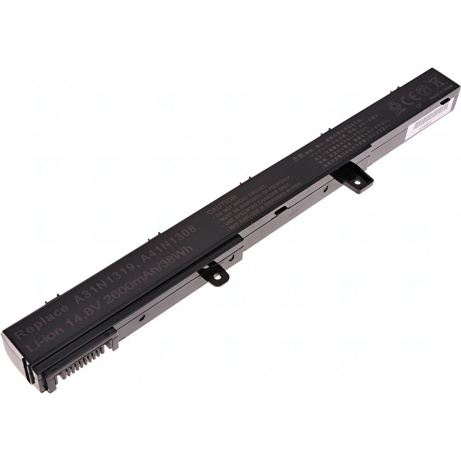 Baterie T6 Power Asus X451, X551, F551, P551, R411, R512, RX551, F451, 2600mAh, 38Wh, 4cell