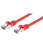 C-TECH kabel patchcord Cat6, FTP, červený, 0,25m