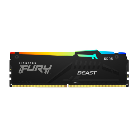 Kingston FURY Beast/DDR5/32GB/6400MHz/CL32/1x32GB/RGB/Black