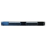 DATACOM Patch panel 16p.,UTP, Cat5e,1U,19", LSA Krone