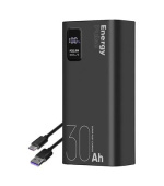 OBAL:ME EnergyPulse Powerbanka 30000mAh 22.5W Black