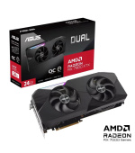 ASUS VGA AMD Radeon RX 7900 XTX DUAL, 24GB GDDR6, 3xDP, 3xHDMI