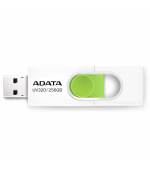 ADATA Flash Disk 256GB UV320, USB 3.2, bílo-zelená