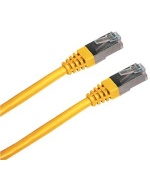 Patch cord FTP cat5e 0,5M žlutý