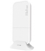 MikroTik wAP R (RBwAPR-2nD), 650MHz CPU, 64MB RAM, 1x LAN, 2.4GHz Wi-Fi, 2x2MIMO, 2dBi, vč. L4