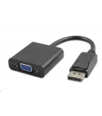 PREMIUMCORD Redukce DisplayPort - VGA 15cm (M/F, černá)