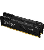 KINGSTON DIMM DDR4 16GB (Kit of 2) 3733MT/s CL19 FURY Beast Černá