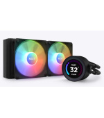 NZXT vodní chladič Kraken 240 ELITE RGB / 2x120mm RGB fan / LCD disp. / 6 let / LGA1851 / AM5