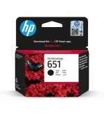 HP 651 Black Original Ink Advantage Cartridge, C2P10AE (600 pages)