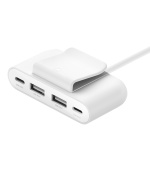 Belkin USB power Extender, 2xC 2xA až 30W, bilý