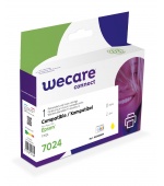 WECARE ARMOR ink kompatibilní s Epson WF4015, T70244010, 22ml, žlutá/yellow