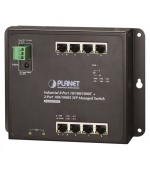 Planet WGS-4215-8T2S switch, správa Web/SNMP, DIN,IP30, -40~75°C, dual DC, fanless