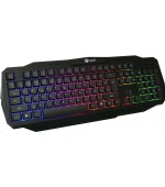 C-TECH klávesnice Arcus (GKB-15), casual gaming, CZ/SK, duhové podsvícení, USB