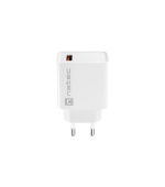 Universální nabíječka Natec RIBERA 18W 1X USB-A, bílá