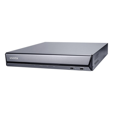 Vivotek NVR ND9442P, 16 kanálů, až 20MPx, 4x HDD slot, PoE, 1xUSB 3.0, 1xUSB 2.0, 1xHDMI a 1x VGA výstup, 16x DI / 8x DO