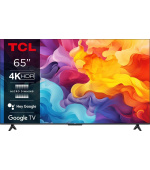 TCL 65V6B 65" TV, 4K Ultra HD, Smart, Dolby Audio, Google TV, Miracast, Bluetooth, WiFi, ALLM