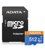 Adata/micro SDXC/512GB/UHS-I U1 / Class 10/+ Adaptér