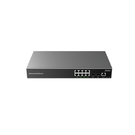 Grandstream GWN7801P Managed Network PoE Switch 8 1Gbps portů s PoE, 2 SFP porty