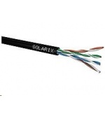 Instalační kabel Solarix venkovní UTP, Cat5E, drát, PE, box 305m SXKD-5E-UTP-PE