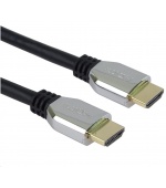 PREMIUMCORD Kabel HDMI 2.1 High Speed + Ethernet kabel (Zinc Alloy krytky, zlacené konektory) 2m