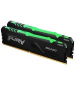 KINGSTON DIMM DDR4 32GB (Kit of 2) 3200MT/s CL16 1Gx8 FURY Beast RGB