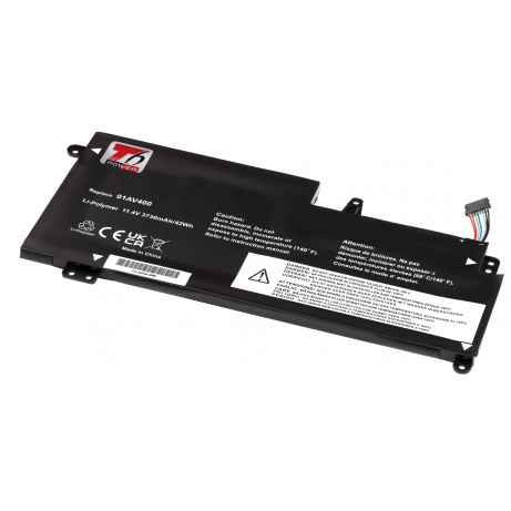 Baterie T6 Power Lenovo ThinkPad 13 20GJ/20GK, 20GL/20GM serie, 3730mAh, 42Wh, 3cell, Li-Pol