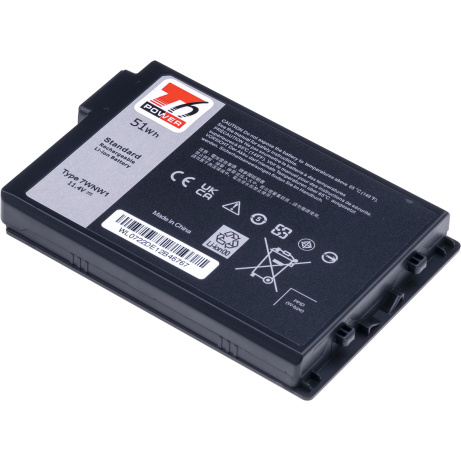 Baterie T6 Power Dell Latitude 5420, 5424, 7424 Rugged, 4470mAh, 51Wh, 3cell, Li-ion