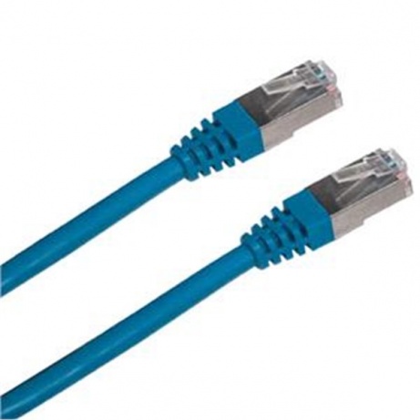 Patchkabel S/FTP,Cat6,2xRJ45, 5m modrý