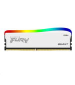 KINGSTON DIMM DDR4 16GB 3200MT/s CL16 FURY Beast Bílá RGB SE