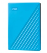 WD My Passport Portable 2TB, Externí HDD, USB 3.0, modrá