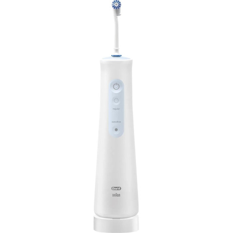 Oral-B Aquacare 4 ústní sprcha, 4 režimy, 2 intenzity, šetrná k rovnátkům, technologie Oxyjet, bezdrátový provoz