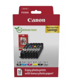 Canon PGI530/CLI 531 PGBK/C/M/Y/BK/GY PHOTO VALUE