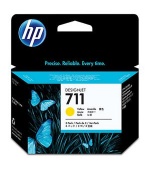 HP no 711 - žlutá ink. kazeta - 3 pack, CZ136A