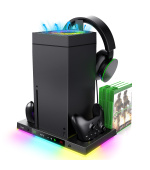 iPega XBX024S Multifunkční Nabíjecí RGB Stojan s Chlazením pro Xbox