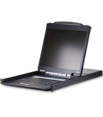 ATEN 8-port KVM PS/2+USB, OSD, rack, 19" LCD