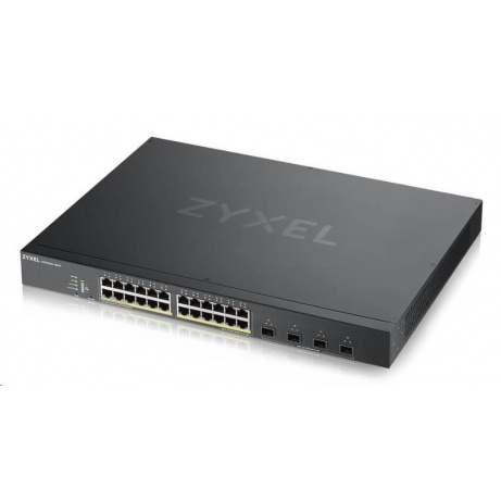 Zyxel XGS1930-28HP 28-port Smart Managed PoE Switch, 24x gigabit RJ45, 4x 10GbE SFP+, PoE budget 375W