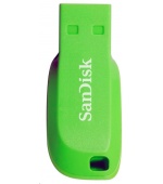 SanDisk Flash Disk 64GB Cruzer Blade, USB 2.0, zelená