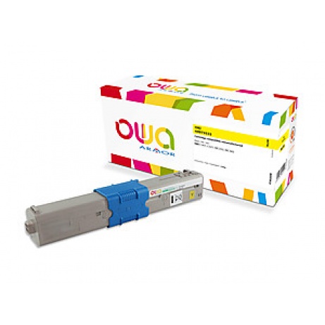 OWA Armor toner kompatibilní s OKI 44973533, 1500st, žlutá/yellow