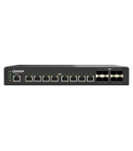 QNAP řízený průmyslový switch QSW-IM3216-8S8T: 16x 10G porty (8x 10Gb SFP+ a 8x 10Gb RJ-45)