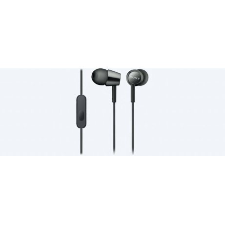 SONY sluchátka MDR-EX155AP, černé