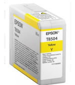 BAZAR - EPSON ink bar ULTRACHROME HD "Kosatka" - Yellow - T850400 (80 ml) - Poškozený obal (Komplet)