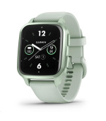 Garmin Venu Sq 2, Metallic Mint / Cool Mint silikonový řemínek, EU