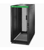 APC Easy Rack 600mm/24U/1000mm, with Roof, Side panel, castors, feet and 4 Brackets, No Bottom, black