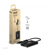 Club3D adaptér USB Gen1 Type-C/-A to Dual HDMI (4K/30Hz) / VGA (1080/60Hz)