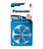 PANASONIC Zinkovzduchová baterie PR-675(44)/6LB AA 1,2V (Blistr 4ks)