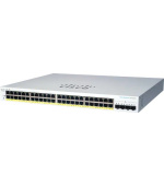 Cisco switch CBS220-48P-4X-EU (48xGbE,4xSFP+,48xPoE+,382W) - REFRESH