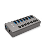 BAZAR - i-tec USB 3.0 nabíjecí HUB 7port + Power Adapter 36 W - Poškozený obal (Komplet)