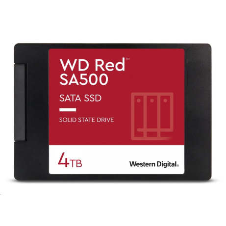 WD RED SSD 3D NAND WDS400T2R0A 4TB SATA/600, (R:560, W:530MB/s), 2.5"