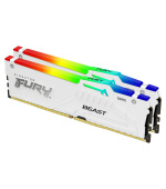 Kingston FURY Beast/DDR5/32GB/6400MHz/CL32/2x16GB/RGB/White